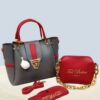 3 piece Big bags Should bag size 9/10 Cross body size 8/6 With hand pouch Long strap Wallat Sale offers